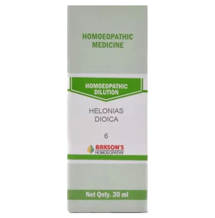 Bakson's Homeopathy Helonias Dioica Dilution 6 CH - Classic Derma