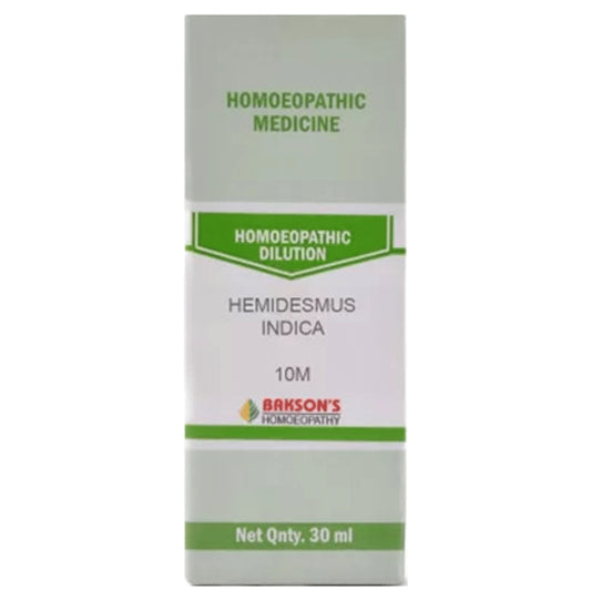 Bakson's Homeopathy Hemidesmus Indica Dilution 10M - Classic Derma
