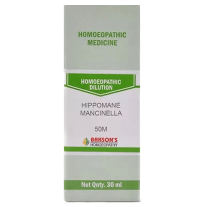 Bakson's Homeopathy Hippomane Mancinella Dilution 50M - Classic Derma