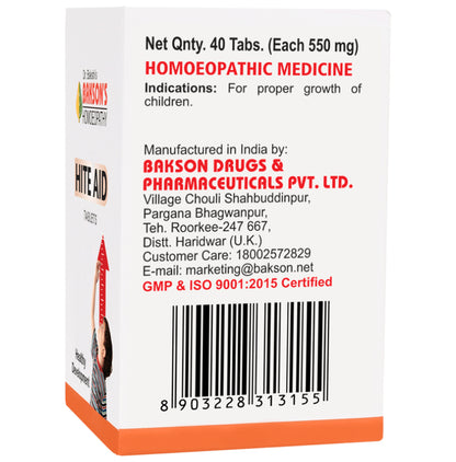 Bakson's Homeopathy Hite Aid Tablet