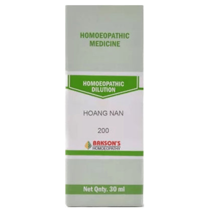 Bakson's Homeopathy Hoang Nan Dilution 200 - Classic Derma