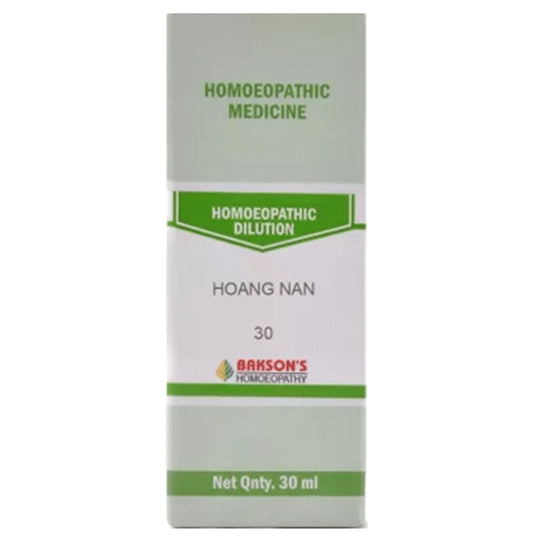 Bakson's Homeopathy Hoang Nan Dilution 30 - Classic Derma