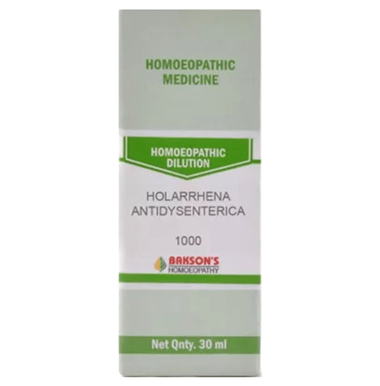Bakson's Homeopathy Holarrhena Antidysenterica Dilution 1000 CH - Classic Derma