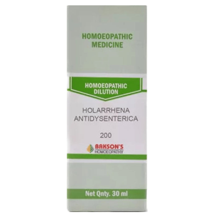 Bakson's Homeopathy Holarrhena Antidysenterica Dilution 200 - Classic Derma