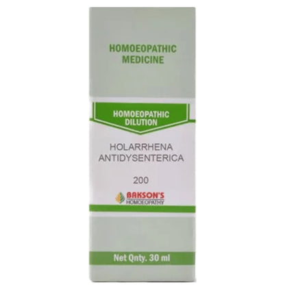 Bakson's Homeopathy Holarrhena Antidysenterica Dilution 200 - Classic Derma
