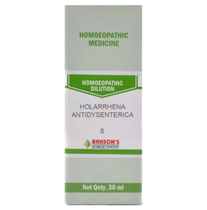 Bakson's Homeopathy Holarrhena Antidysenterica Dilution 6 CH - Classic Derma