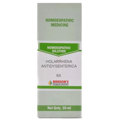 Bakson's Homeopathy Holarrhena Antidysenterica Dilution 6X - Classic Derma