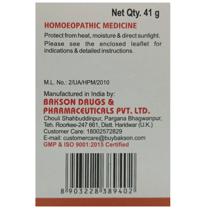 Bakson's Homeopathy Homoeopathic Formula 'D' Tablet