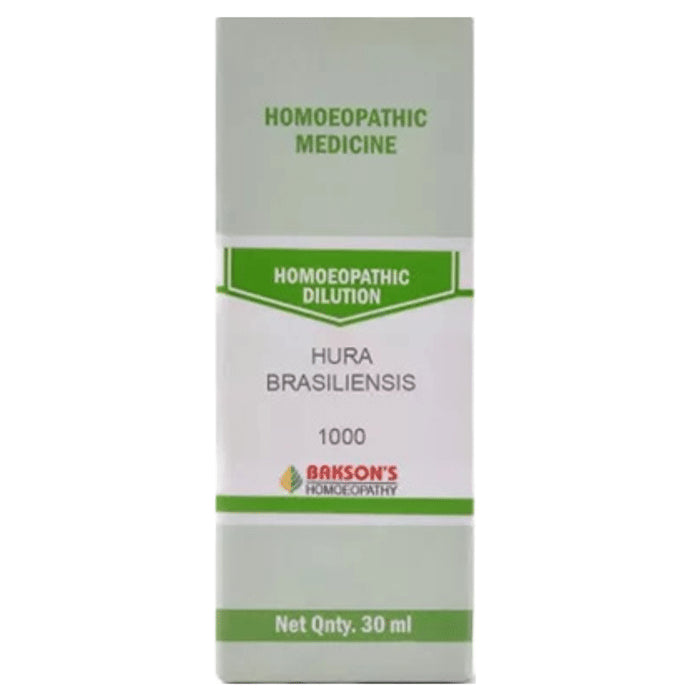 Bakson's Homeopathy Hura Brasiliensis Dilution 1000 CH - Classic Derma