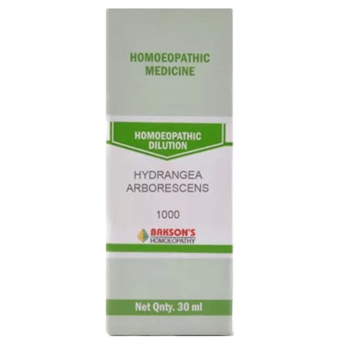 Bakson's Homeopathy Hydrangea Arborescens Dilution 1000 CH - Classic Derma