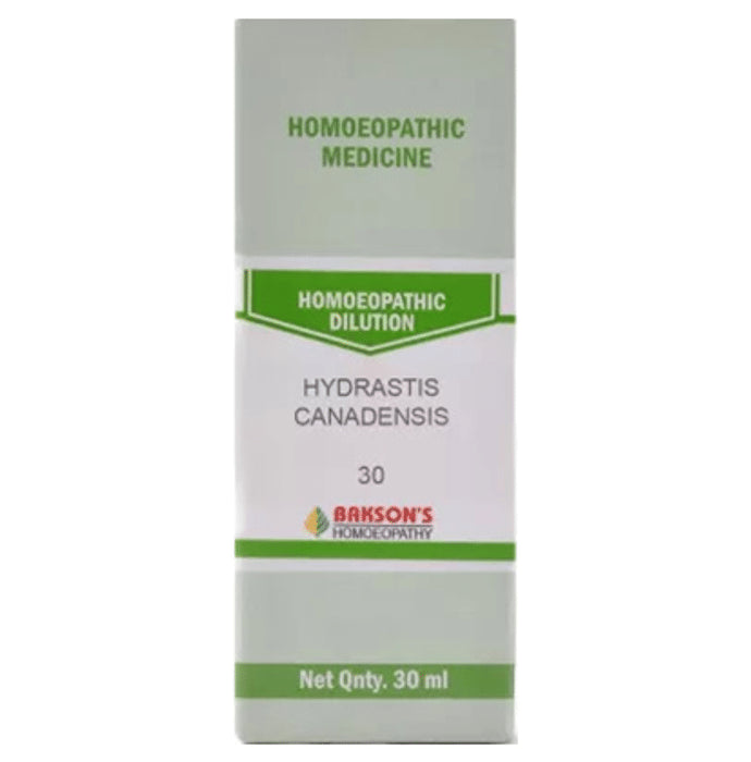 Bakson's Homeopathy Hydrastis Canadensis Dilution 30 - Classic Derma
