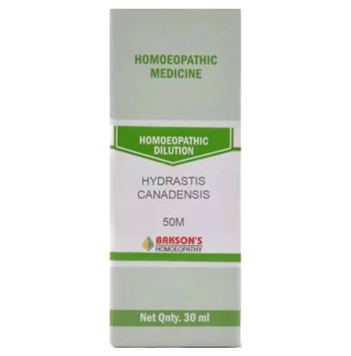 Bakson's Homeopathy Hydrastis Canadensis Dilution 50M - Classic Derma