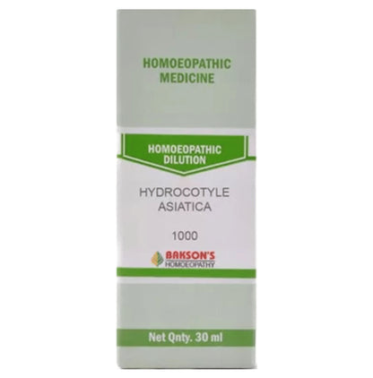 Bakson's Homeopathy Hydrocotyle Asiatica Dilution 1000 CH - Classic Derma
