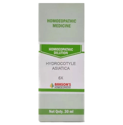 Bakson's Homeopathy Hydrocotyle Asiatica Dilution 6X - Classic Derma