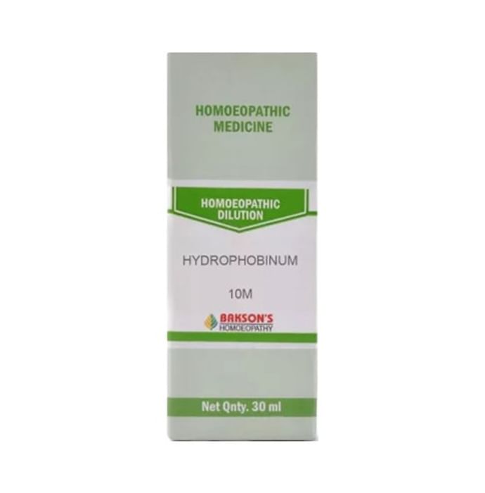Bakson's Homeopathy Hydrophobinum Dilution 10M - Classic Derma