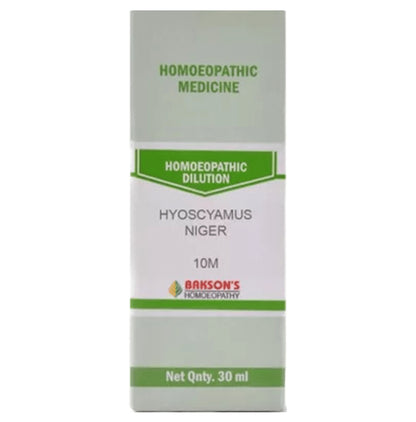 Bakson's Homeopathy Hyoscyamus Niger Dilution 10M - Classic Derma