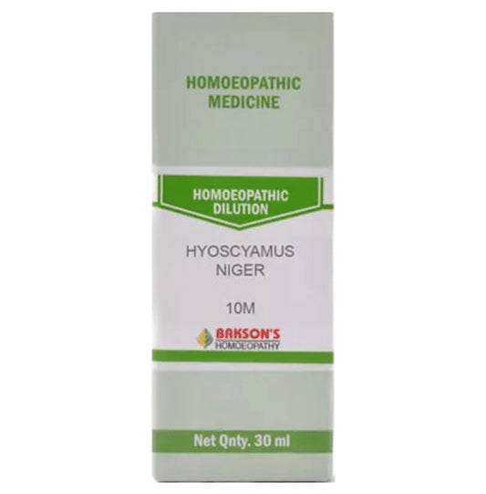 Bakson's Homeopathy Hyoscyamus Niger Dilution 10M - Classic Derma