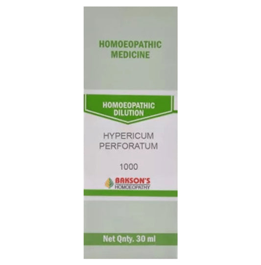 Bakson's Homeopathy Hypericum Perforatum Dilution 1000 CH - Classic Derma