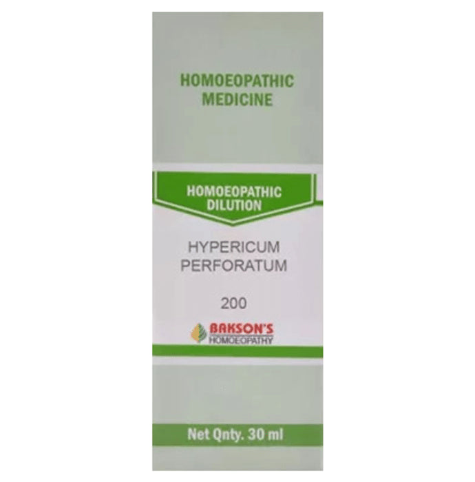 Bakson's Homeopathy Hypericum Perforatum Dilution 200 - Classic Derma