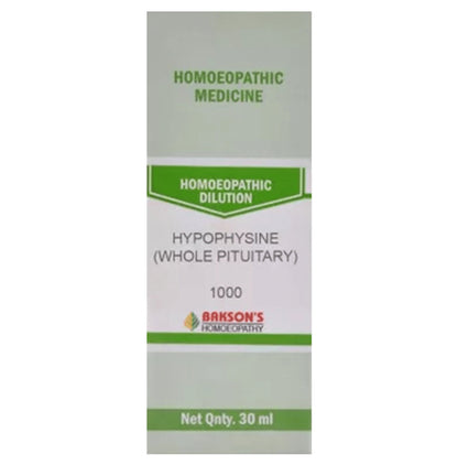 Bakson's Homeopathy Hypophysine (Whole Pituitary) Dilution 1000 CH - Classic Derma