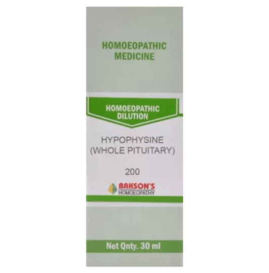 Bakson's Homeopathy Hypophysine (Whole Pituitary) Dilution 200 - Classic Derma