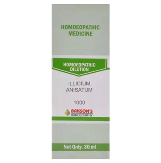 Bakson's Homeopathy Illicium Anisatum Dilution 1000 CH - Classic Derma