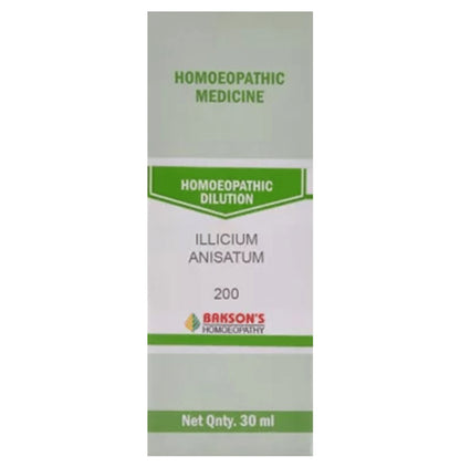Bakson's Homeopathy Illicium Anisatum Dilution 200 - Classic Derma
