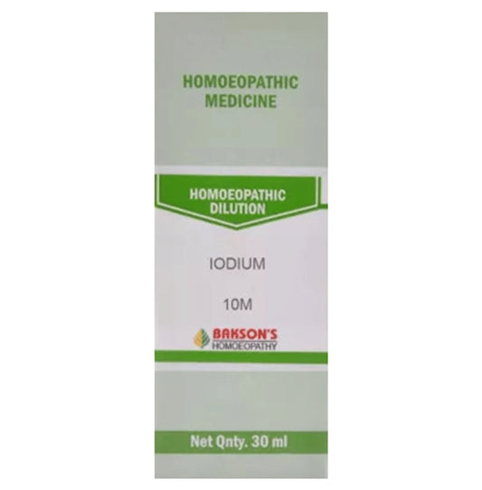 Bakson's Homeopathy Iodium Dilution 10M - Classic Derma