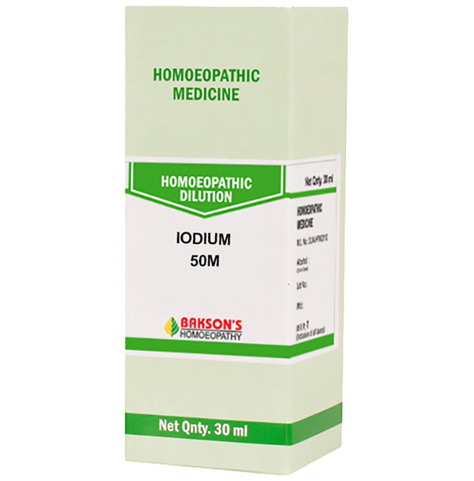 Bakson's Homeopathy Iodium Dilution 50M - Classic Derma