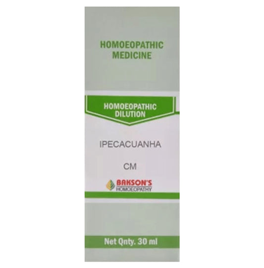 Bakson's Homeopathy Ipecacuanha Dilution CM - Classic Derma