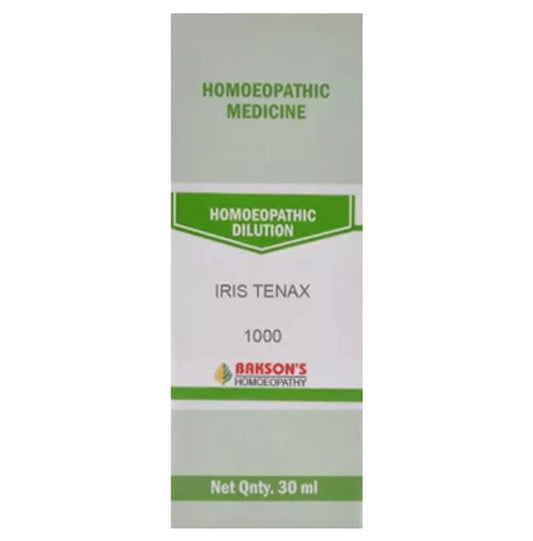 Bakson's Homeopathy Iris Tenax Dilution 1000 CH - Classic Derma