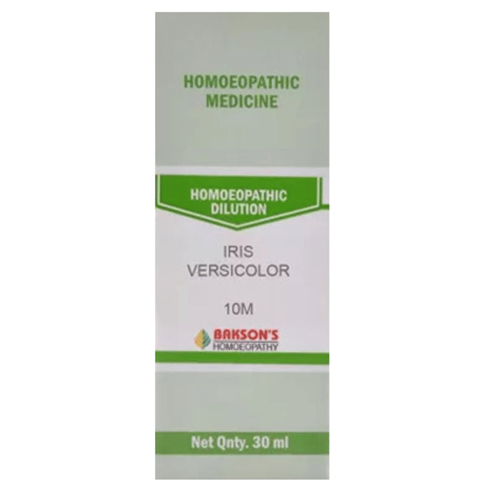 Bakson's Homeopathy Iris Versicolor Dilution 10M - Classic Derma