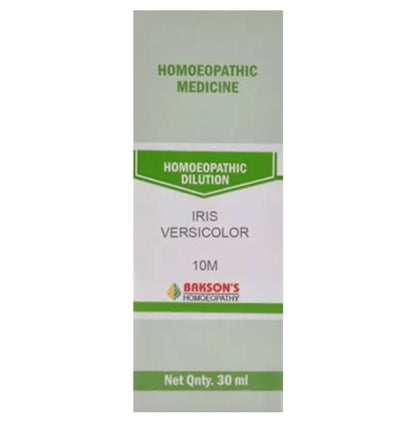 Bakson's Homeopathy Iris Versicolor Dilution 10M - Classic Derma