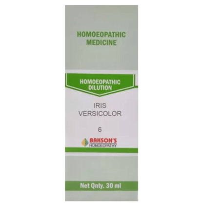 Bakson's Homeopathy Iris Versicolor Dilution 6 CH - Classic Derma