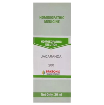 Bakson's Homeopathy Jacaranda Dilution 200 - Classic Derma