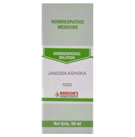 Bakson's Homeopathy Janosia Ashoka Dilution 1000 CH - Classic Derma