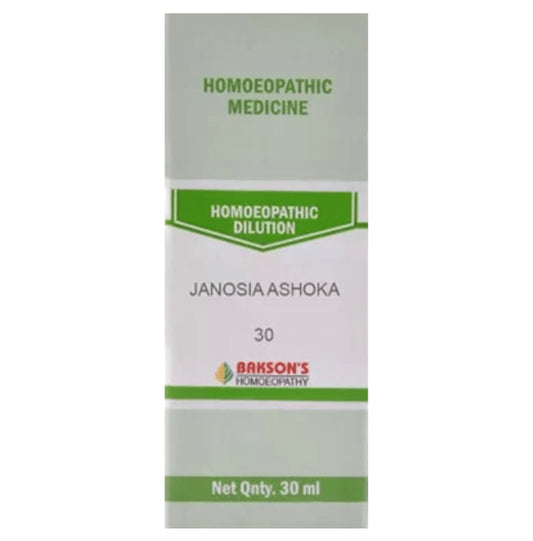 Bakson's Homeopathy Janosia Ashoka Dilution 30 - Classic Derma