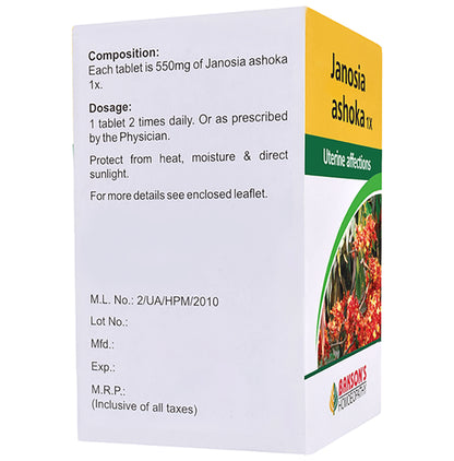 Bakson's Homeopathy Janosia Ashoka Tablet 1X