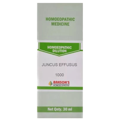 Bakson's Homeopathy Juncus Effusus Dilution 1000 CH - Classic Derma