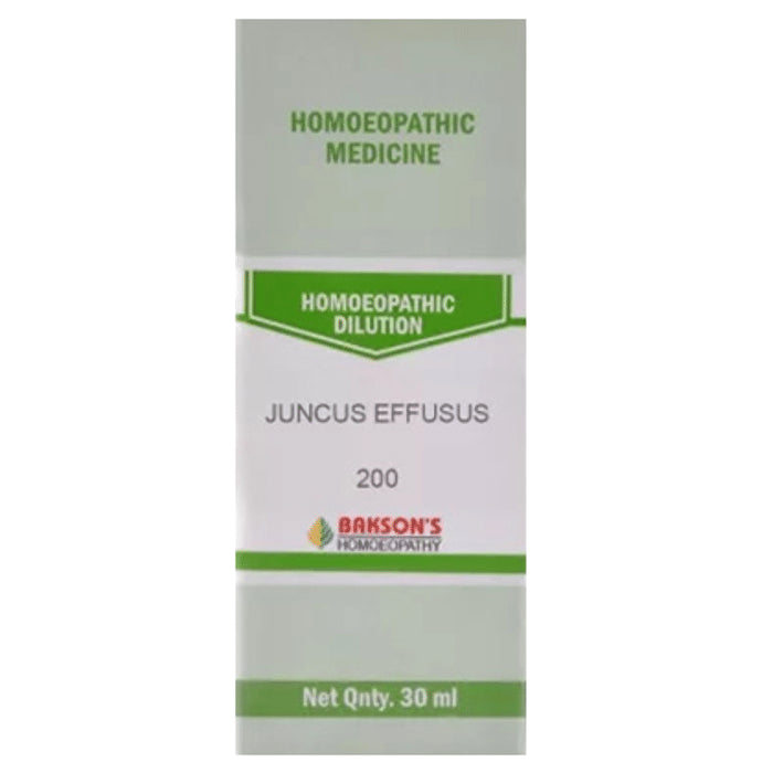 Bakson's Homeopathy Juncus Effusus Dilution 200 - Classic Derma