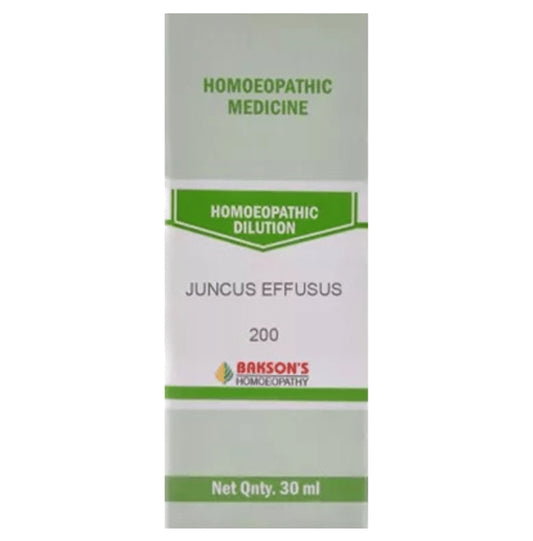 Bakson's Homeopathy Juncus Effusus Dilution 200 - Classic Derma