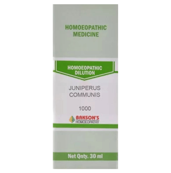 Bakson's Homeopathy Juniperus Communis Dilution 1000 CH - Classic Derma