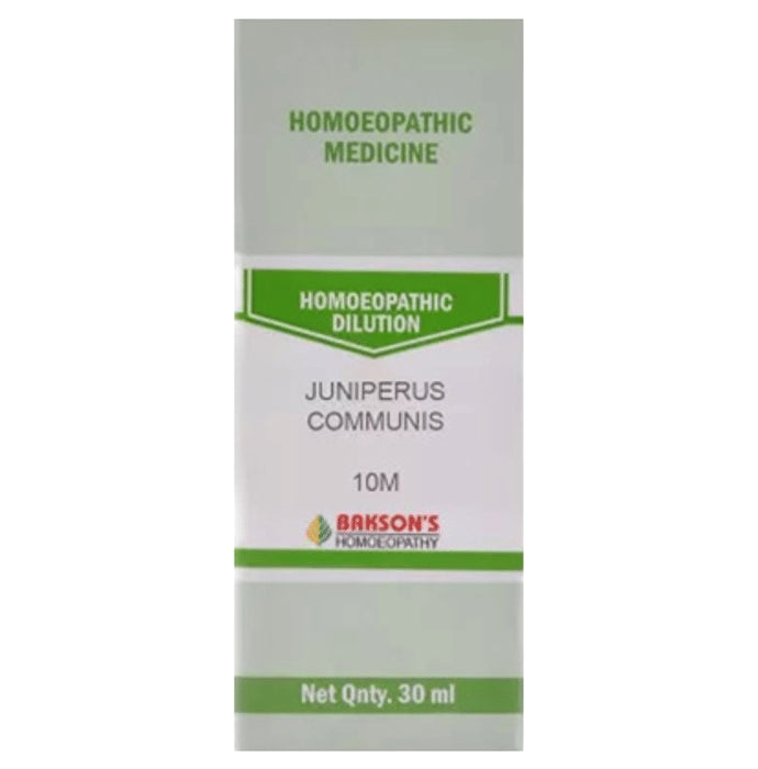 Bakson's Homeopathy Juniperus Communis Dilution 10M - Classic Derma