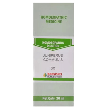 Bakson's Homeopathy Juniperus Communis Dilution 3X - Classic Derma