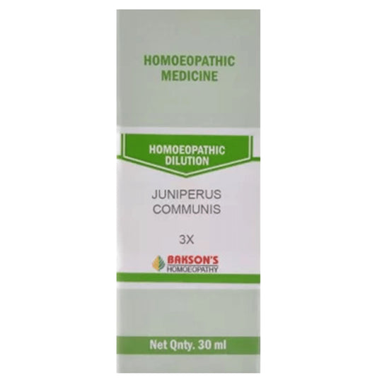 Bakson's Homeopathy Juniperus Communis Dilution 3X - Classic Derma
