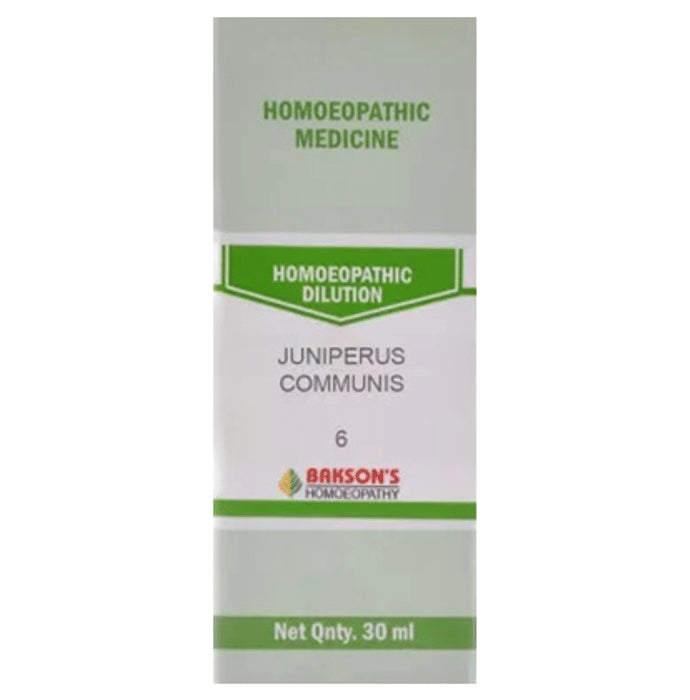 Bakson's Homeopathy Juniperus Communis Dilution 6 CH - Classic Derma