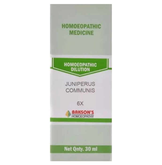 Bakson's Homeopathy Juniperus Communis Dilution 6X - Classic Derma