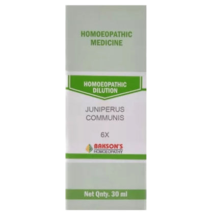 Bakson's Homeopathy Juniperus Communis Dilution 6X - Classic Derma