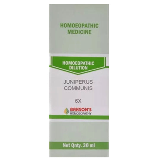 Bakson's Homeopathy Juniperus Communis Dilution 6X - Classic Derma