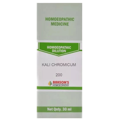 Bakson's Homeopathy Kali Chromicum Dilution 200 - Classic Derma